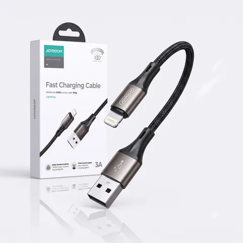 Dây cáp sạc iPhone ngắn 20cm chính hãng JOYROOM N1 SERIES (S-0230N1 - 0.2M)