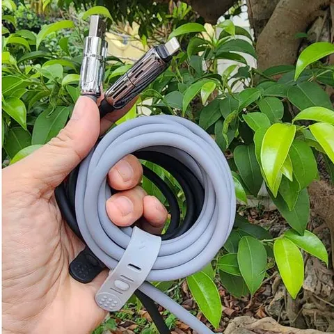 Cáp Sạc MFish 240W Dài 2M, 4 Trong 1 Đa Năng, Đầu Bọc Kim Cáp Chống Cháy Chống Dập Siêu Bền No Box