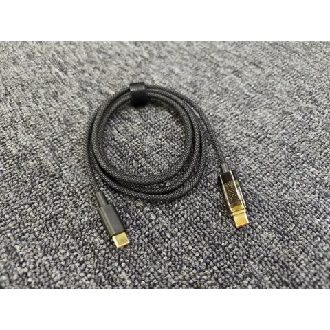 Cáp Sạc Nhanh Pisen C to L và C to C (dùng cho ip5-14 và typeC cho ip15-17) - Bọc Dù Dài 2M - Có Báo Công Suất Sạc