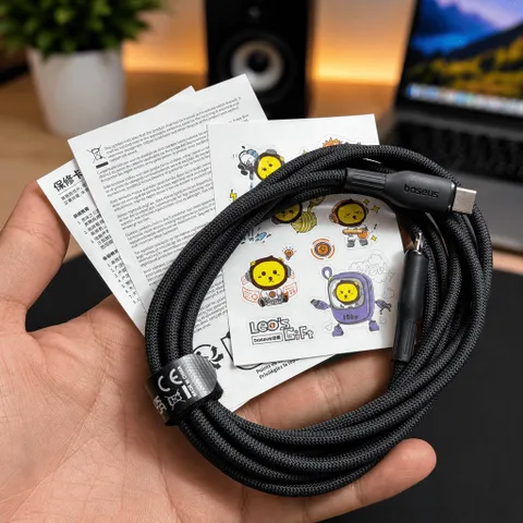 CÁP SẠC NHANH BASEUS USB-C to Lightning 30W – Dài 2M Chuẩn MFi, Bền Bỉ, Sạc Nhanh Cho iPhone