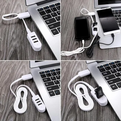 [XẢ HÀNG XẤU] Hub Chia 3 Cổng USB 3.0 Tốc Độ Cao Cho Máy Tính Dài 1m