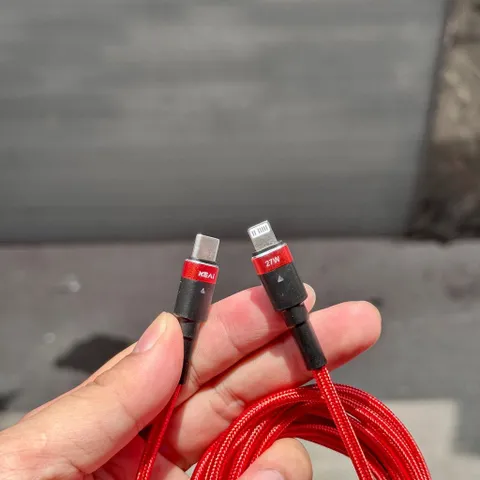 Cáp sạc nhanh 25cm, Cáp sạc ngắn, Cáp sạc iphone C to L 27W Hãng Keai