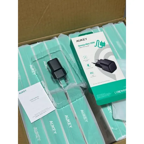Sạc nhanh AUKEY Omnia Mini 20W PD, củ sạc Type-C PD QC3.0 chính hãng tương thích với nhiều thiết bị