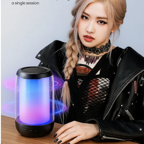 LOA BLUETOOTH OUTDOOR TOOCKI CHÍNH HÃNG- Âm thanh vòm - Đèn RGB ma thuật