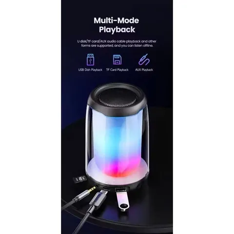 LOA BLUETOOTH OUTDOOR TOOCKI CHÍNH HÃNG- Âm thanh vòm - Đèn RGB ma thuật