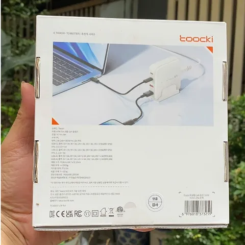 Bộ Sạc Nhanh TOOCKI 67W GaN 4 Cổng - Hàng xuất khẩu thị trường Korea