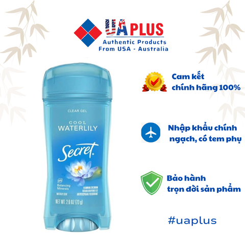Lăn khử mùi cho nữ dạng gel Secret Cool Waterlily 73g