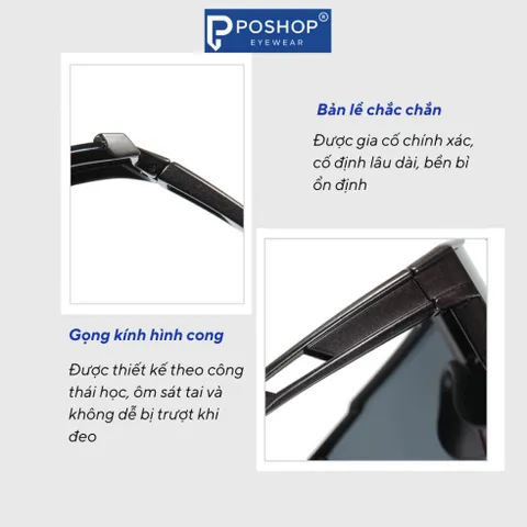 Kính mắt đổi màu thể thao chống UV400 chống bụi đa năng bảo vệ mắt đi đường ,đạp xe , trekking DMTT POSHOP