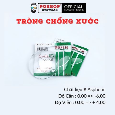 Tròng Kính Cận Đổi Màu Mắt Kính Có Độ Chống Ánh Sáng Xanh Đi Nắng Chống UV400 POSHOP
