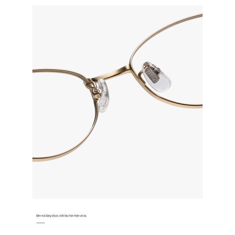Gọng Kính Cận Titan Dẻo Cao Cấp POSHOP EYEWEAR - Mã 36016 Siêu Nhẹ, Dáng Oval Thời Trang, Kèm Dịch Vụ Cắt Mắt Kính