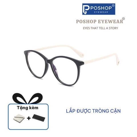 Kính Tròn Hottrend Gọng Dẻo Thoải Mái Phù Hợp Mọi Khuôn Mặt Có Thể Lắp Cận GK2239