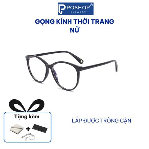 Kính Tròn Hottrend Gọng Dẻo Thoải Mái Phù Hợp Mọi Khuôn Mặt Có Thể Lắp Cận GK2239
