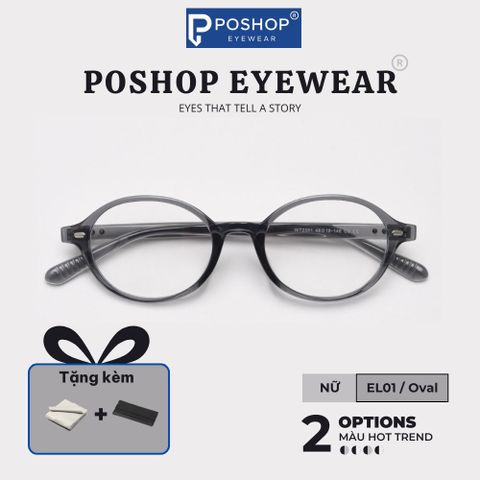 Kính gọng kim loại POSHOP cho nam nữ – Thiết kế thanh lịch, bền đẹp, tôn dáng khuôn mặt GK2351