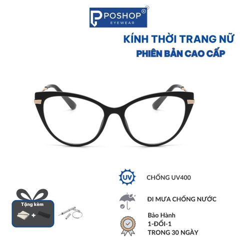 Gọng Kính Mắt Mèo POSHOP – Kính Thời Trang Cho Nữ, Gọng Dẻo Siêu Nhẹ, Style Hàn Quốc Thanh Lịch