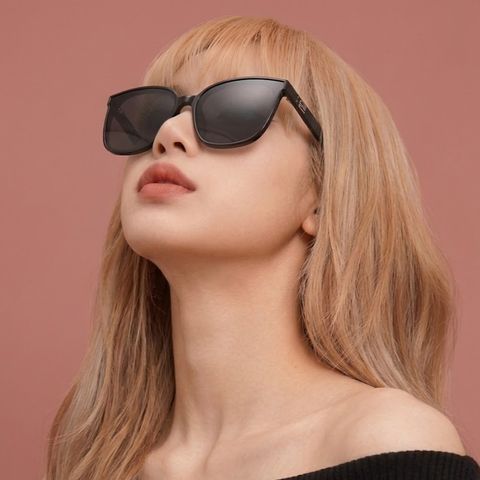 Kính Mát Nữ Thời Trang Mắt Kính Râm Unisex Gọng Kim Loại Dáng Vuông Chống UV400 Đi Đêm 602335