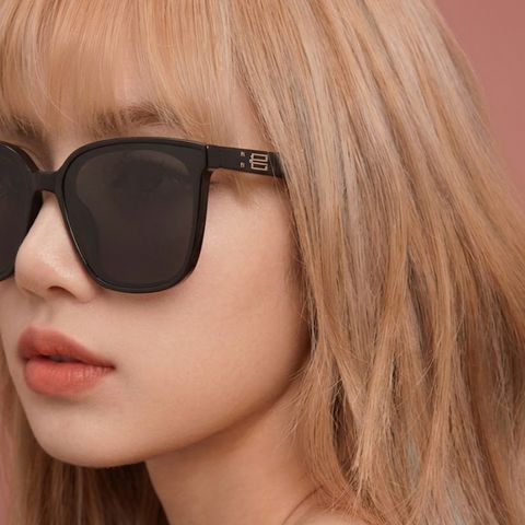 Kính Mát Nữ Thời Trang Mắt Kính Râm Unisex Gọng Kim Loại Dáng Vuông Chống UV400 Đi Đêm 602335