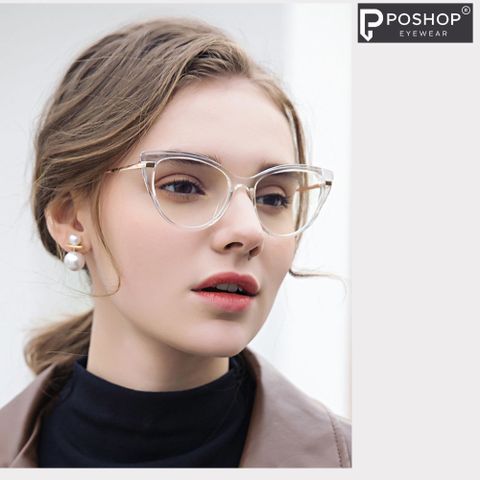 Gọng Kính Mắt Mèo POSHOP – Kính Thời Trang Cho Nữ, Gọng Dẻo Siêu Nhẹ, Style Hàn Quốc Thanh Lịch