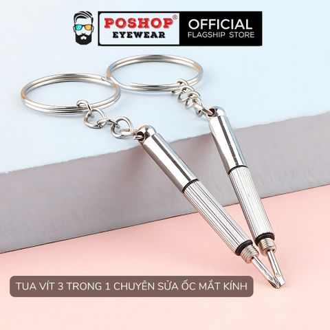 Tua vít sửa kính 3 đầu tiện lợi, nhỏ gọn, dễ sử dụng POSHOP