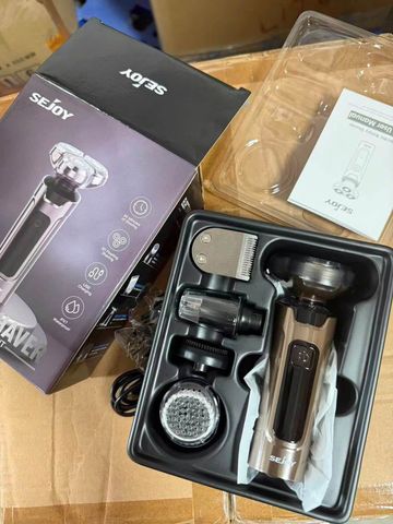 Máy cạo râu, rửa mặt, tỉa lông mũi đa năng 5in1 hãng Sejoy, bộ chăm sóc toàn diện cho quý ông