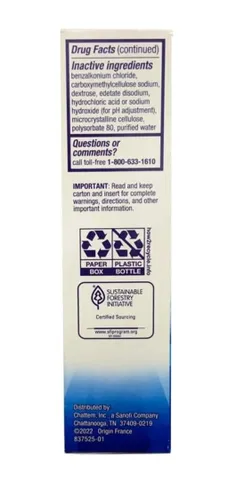 Chai xịt mũi giảm viêm xoang, dị ứng Nasacort Allergy 24hr Non-Drip Nasal Spray 16,9ml (1 chai)
