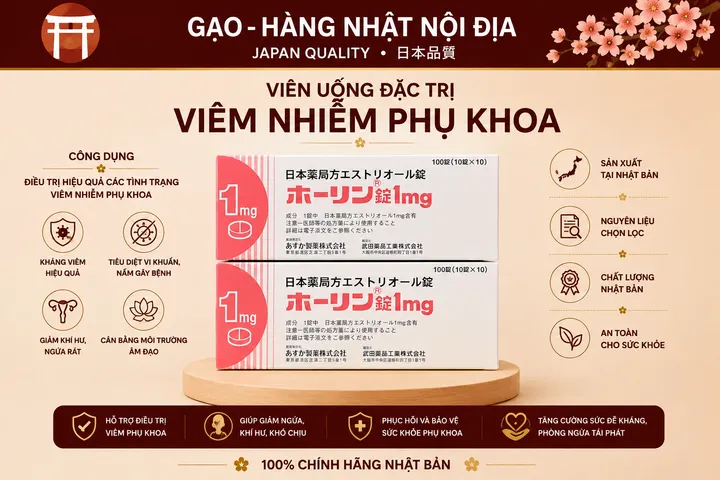 VIÊN UỐNG HỖ TRỢ VIÊM NHIỄM PHỮ NỮ NHẬT BẢN