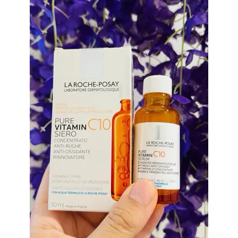 Serum La Roche-Posay Pure Vitamin C10 30ml Sáng Da Mờ Thâm Chống Lão Hóa