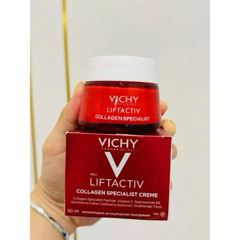 Kem Dưỡng Vichy Liftactiv Collagen Specialist 50ml Hỗ Trợ Chống Lão Hóa, Săn Chắc Da, Giảm Nếp Nhăn
