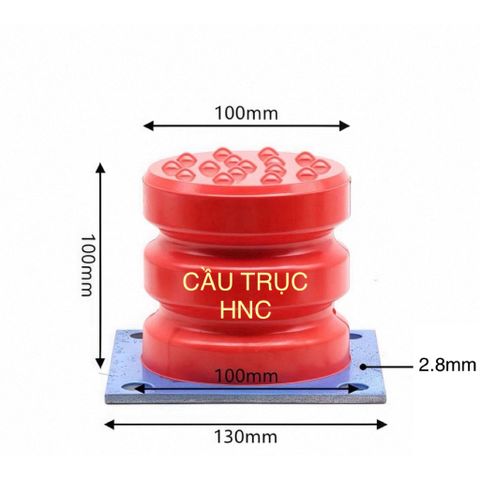 ✅ Giảm chấn cao su (Hàng Đẹp, có hóa đơn) cho cầu trục, thang máy, cổng trục D80, D100, D125, D160, D200, đầu đấm cao su