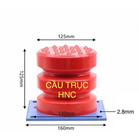 ✅ Giảm chấn cao su (Hàng Đẹp, có hóa đơn) cho cầu trục, thang máy, cổng trục D80, D100, D125, D160, D200, đầu đấm cao su