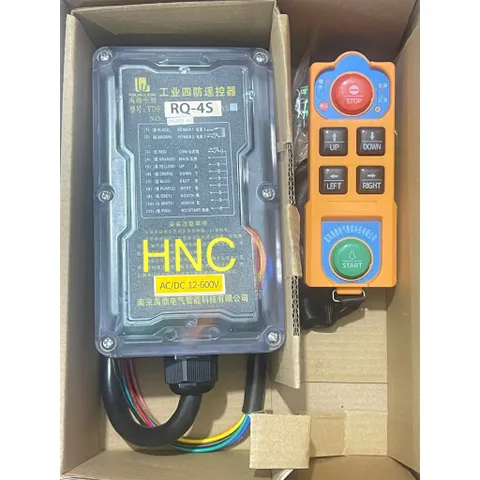 ✅ Điều khiển từ xa 4 kênh RQ-4S dùng cho pa lăng, tời điện, ben nâng nguồn 12V, 24V, 220V, 380V