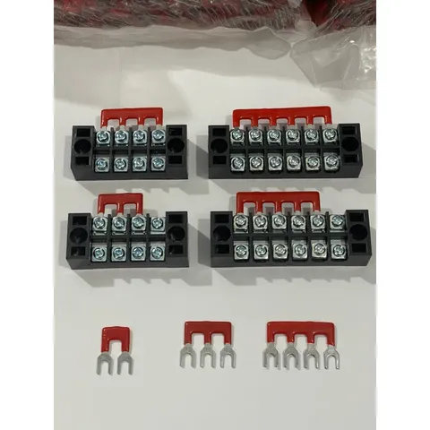 ✅ Combo 10 Thanh nối tắt cầu đấu MÀU ĐỎ, thanh dăm cài, thanh lược các loại 15A, 25A, 45A cho cầu đấu Domimo, cầu đấu TB