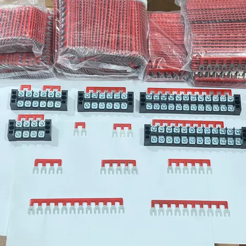 ✅ Combo 10 Thanh nối tắt cầu đấu MÀU ĐỎ, thanh dăm cài, thanh lược các loại 15A, 25A, 45A cho cầu đấu Domimo, cầu đấu TB