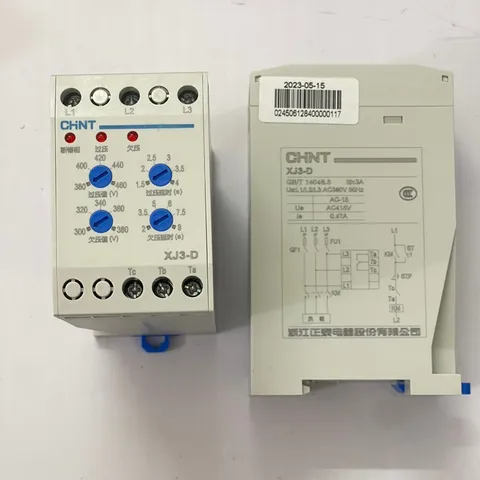✅ [Chính hãng CHINT 100%] Bảo vệ mất pha XJ3-D Bảo vệ thấp áp, quá áp, đảo pha, XJ3D