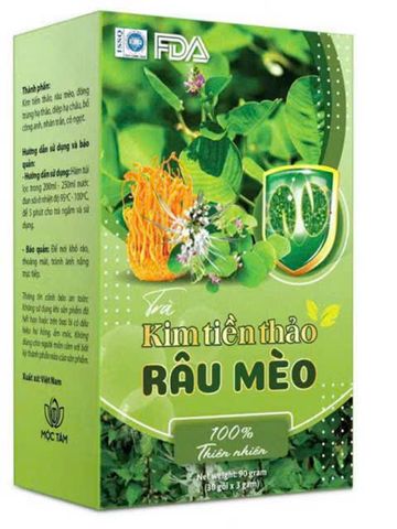 trà kim tiền thảo râu mèo nhà mộc tâm 