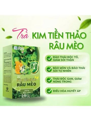 trà kim tiền thảo râu mèo nhà mộc tâm 