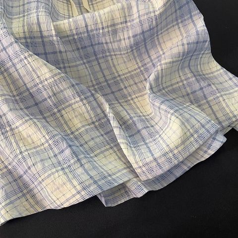 Bộ Đồ Ngủ Cotton Xanh Kẻ Sọc Phong Cách Mới Mùa Hè, Có Miếng Lót Ngực