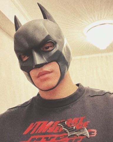 Mũ Cosplay Batman Bằng Da