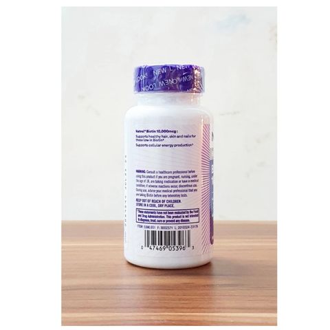Viên Uống Natrol Biotin 10000 Mcg hộp 100 Viên Của Mỹ - Biotin 10.000 mcg 795060