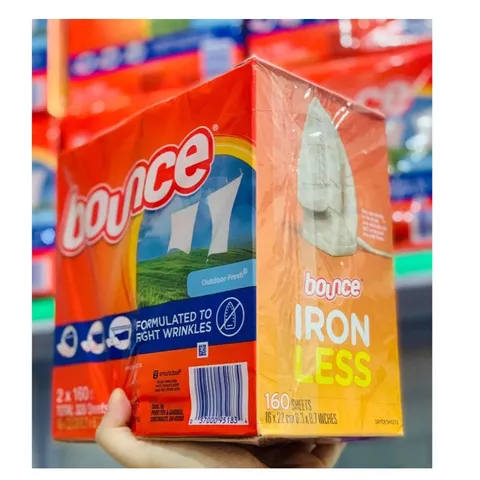 Nguyên Hộp Giấy Thơm Quần Áo Bounce 160 tờ Nội Địa Mỹ
