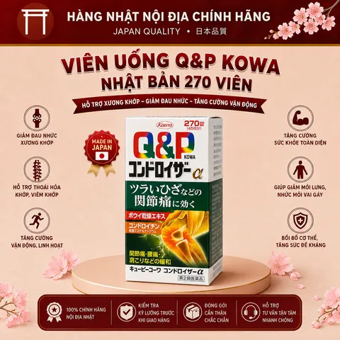 Viên uống Q&P Kowa Nhật Bản 270 viên