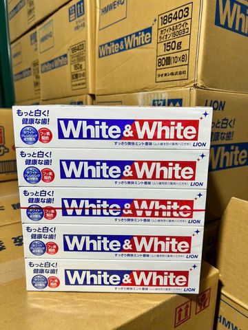 Kem đánh răng White And White Lion Nhật Bản 795081