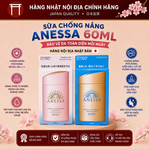 Sữa chống nắng Shiseido Anessa Perfect UV Sunscreen Skincare Milk