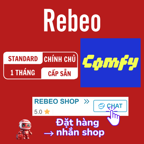Nâng Cấp Tài Khoản Comfy AI Chính Chủ Giá Rẻ Tại REBEO Shop