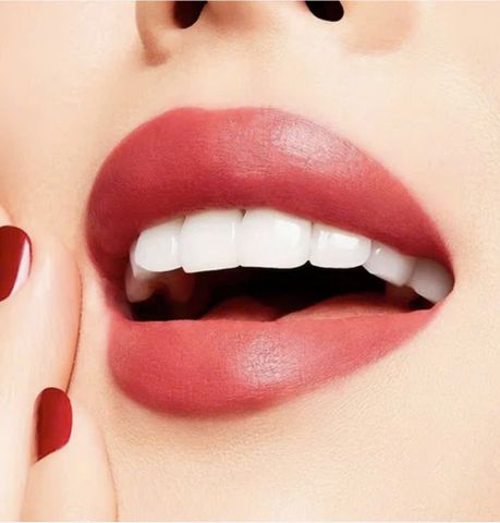 Son lì- 897 màu hồng đỏ, son Mac Powder Kiss Velvet Blur Slim Stay Curious, fullsize fullbox, hàng nhập Mỹ