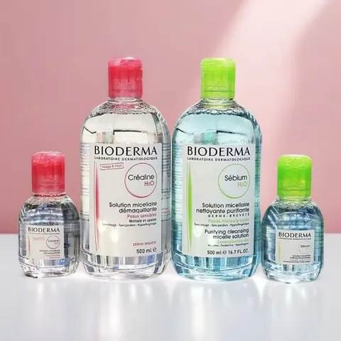 Nước Tẩy Trang BiodermaCrealine H2O Solution Micellaire- Tẩy trang da dầu da khô 100ml-500ml 795122