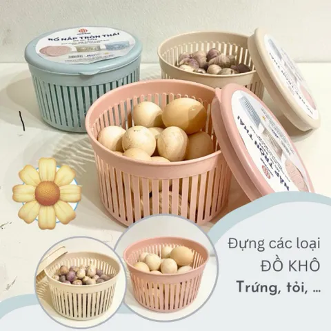 Rổ nắp tròn Thái Việt Nhật