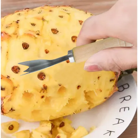 Dụng cụ cắt mắt thơm hình chữ V giúp gọt mắt dứa (thơm) nhanh gọn
