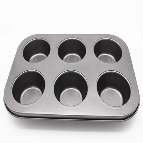 Khuôn nướng bánh chống dính 6 ô