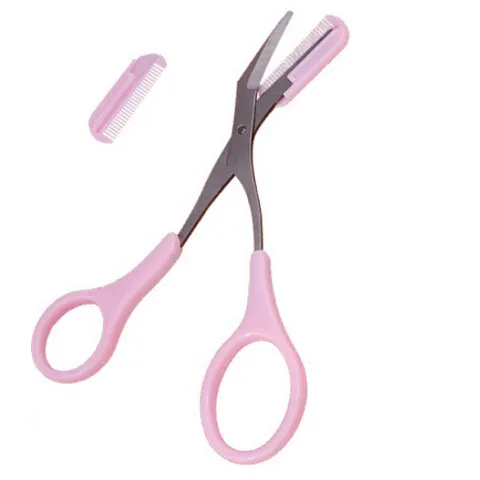 Kéo tỉa lông mày kèm lược 2in1
