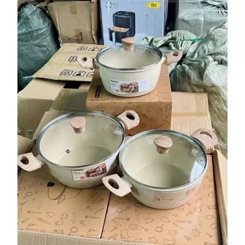 NỒI CHỐNG DÍNH VÂN ĐÁ NHẬT BẢN CAO CẤP 20CM